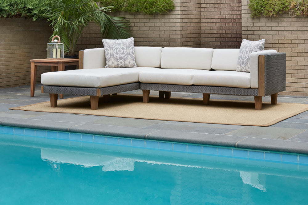 Lloyd Flanders Catalina L-Shaped Sectional, lifestyle photo 3