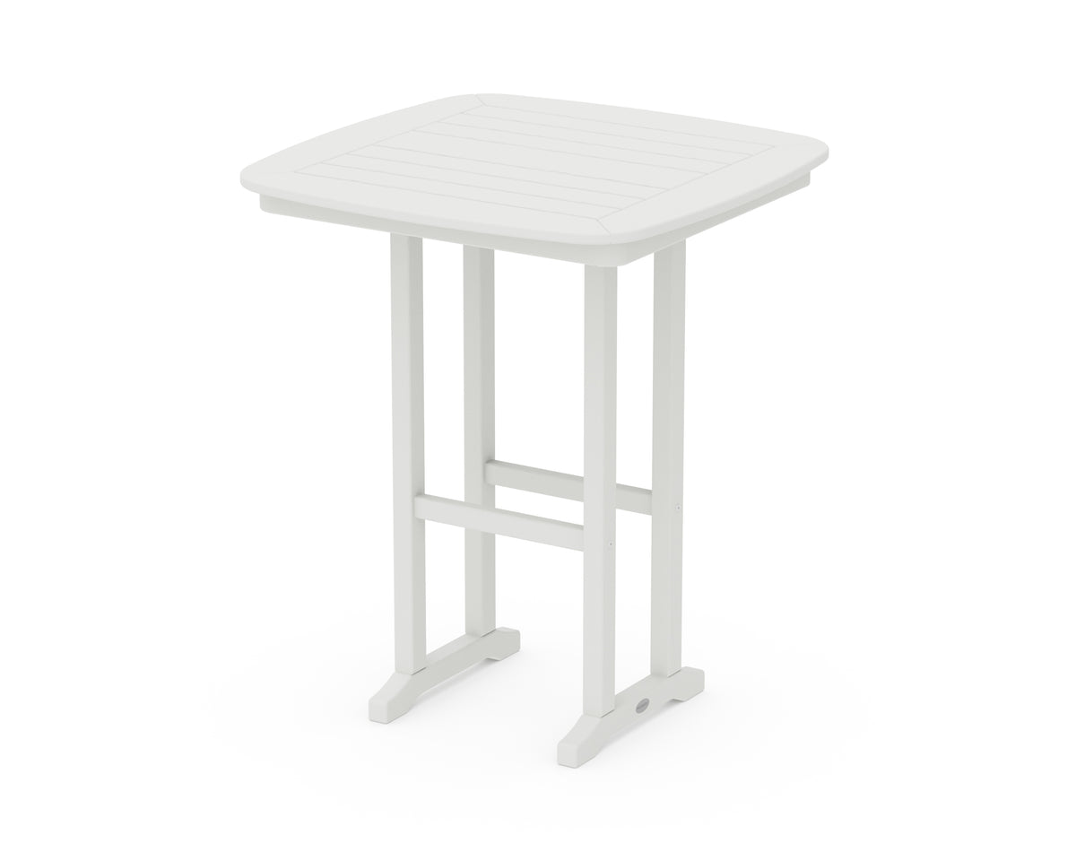 POLYWOOD Nautical 31" Counter Table in Vintage White