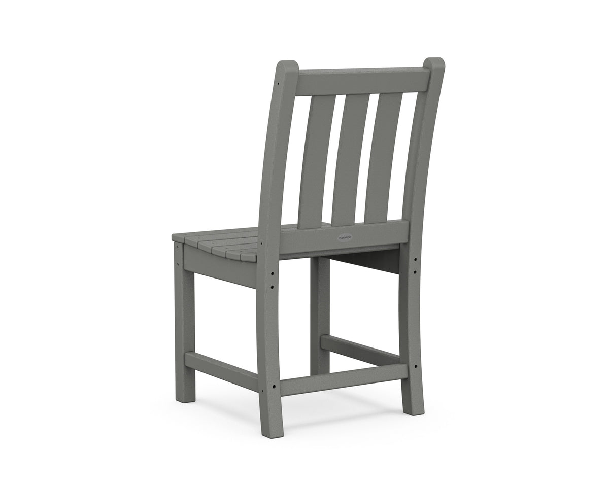 POLYWOOD Traditional Garden Dining Side Chair angle view
