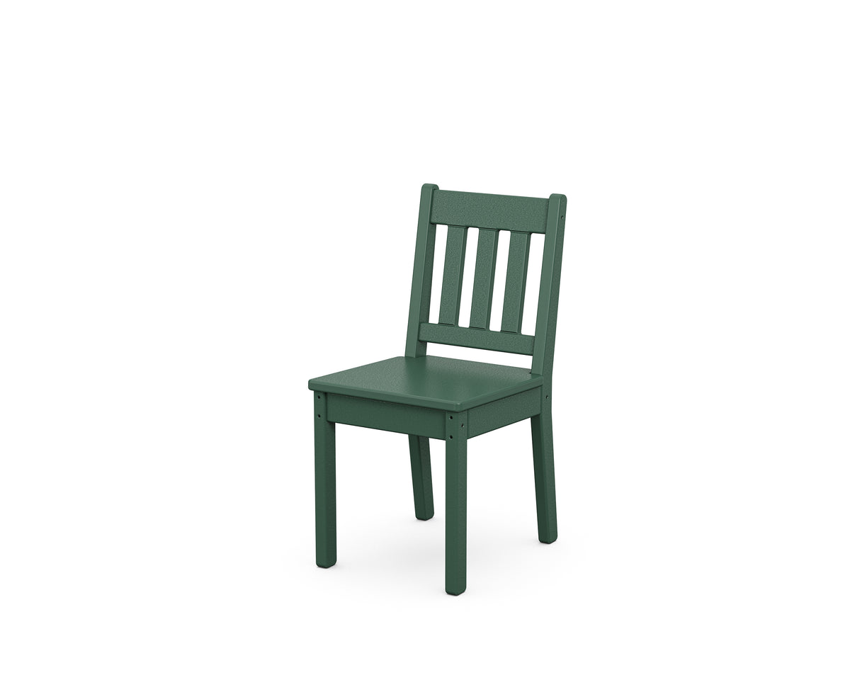 POLYWOOD Kids Vineyard Dining Chair in Green