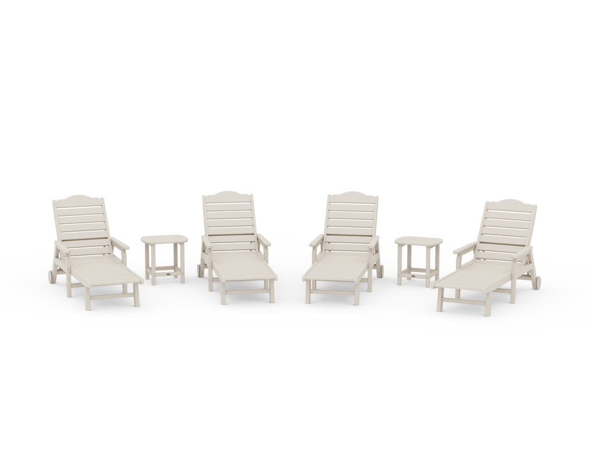 POLYWOOD Draper James Savannah 6-Piece Chaise Lounge Set in Sand