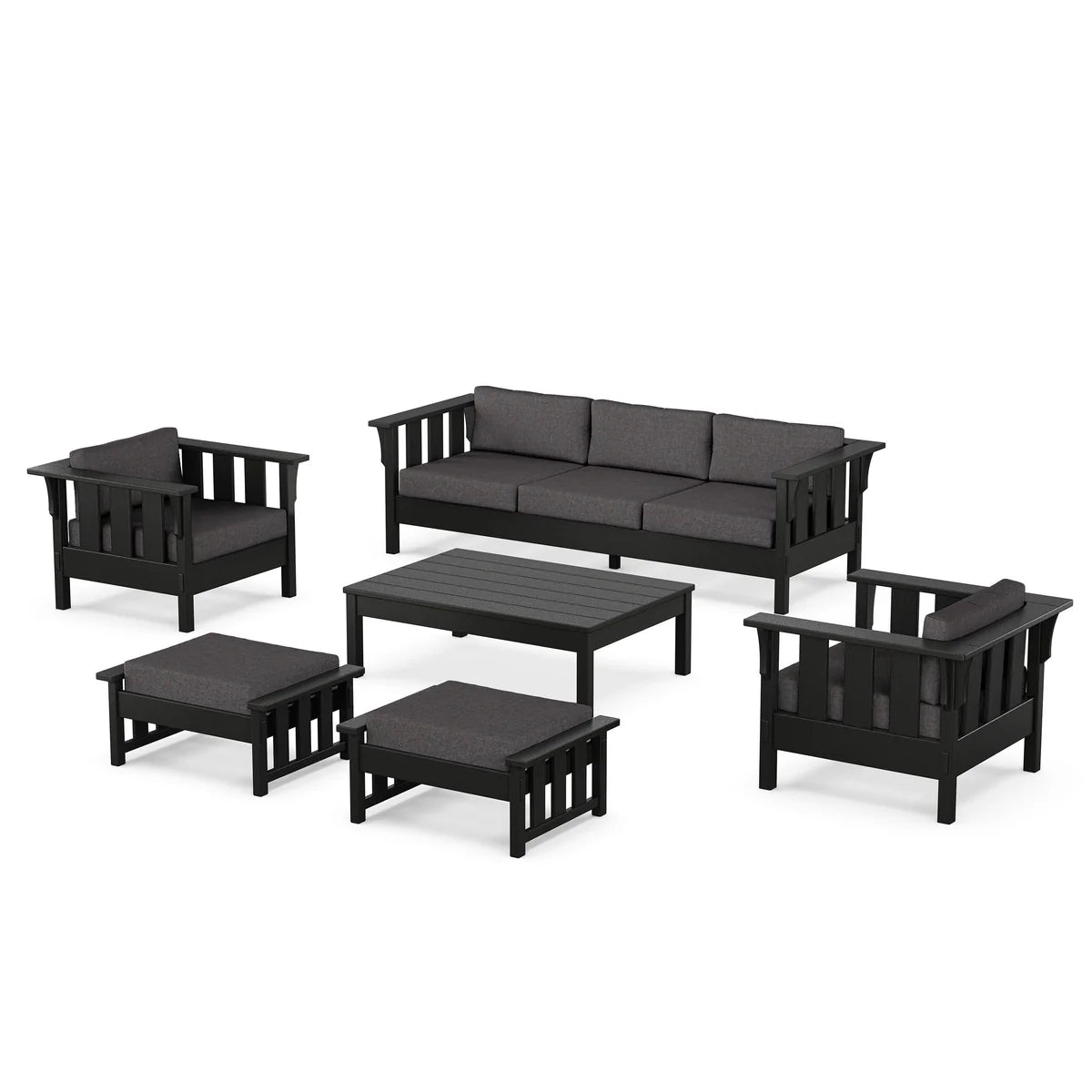 POLYWOOD Acadia 6-Piece Lounge Sofa Set