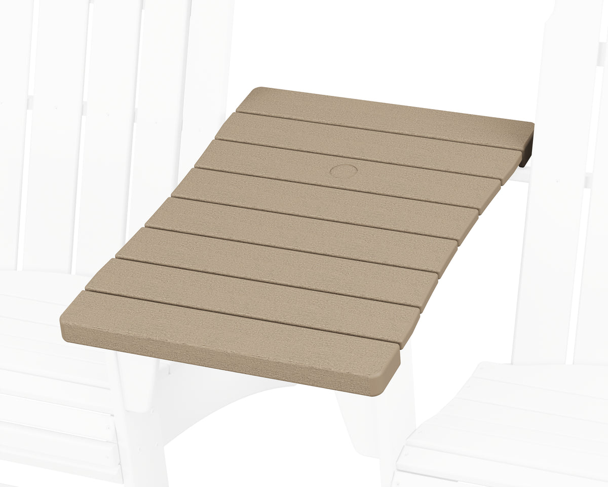 POLYWOOD 600 Series Straight Adirondack Connecting Table in Vintage Sahara