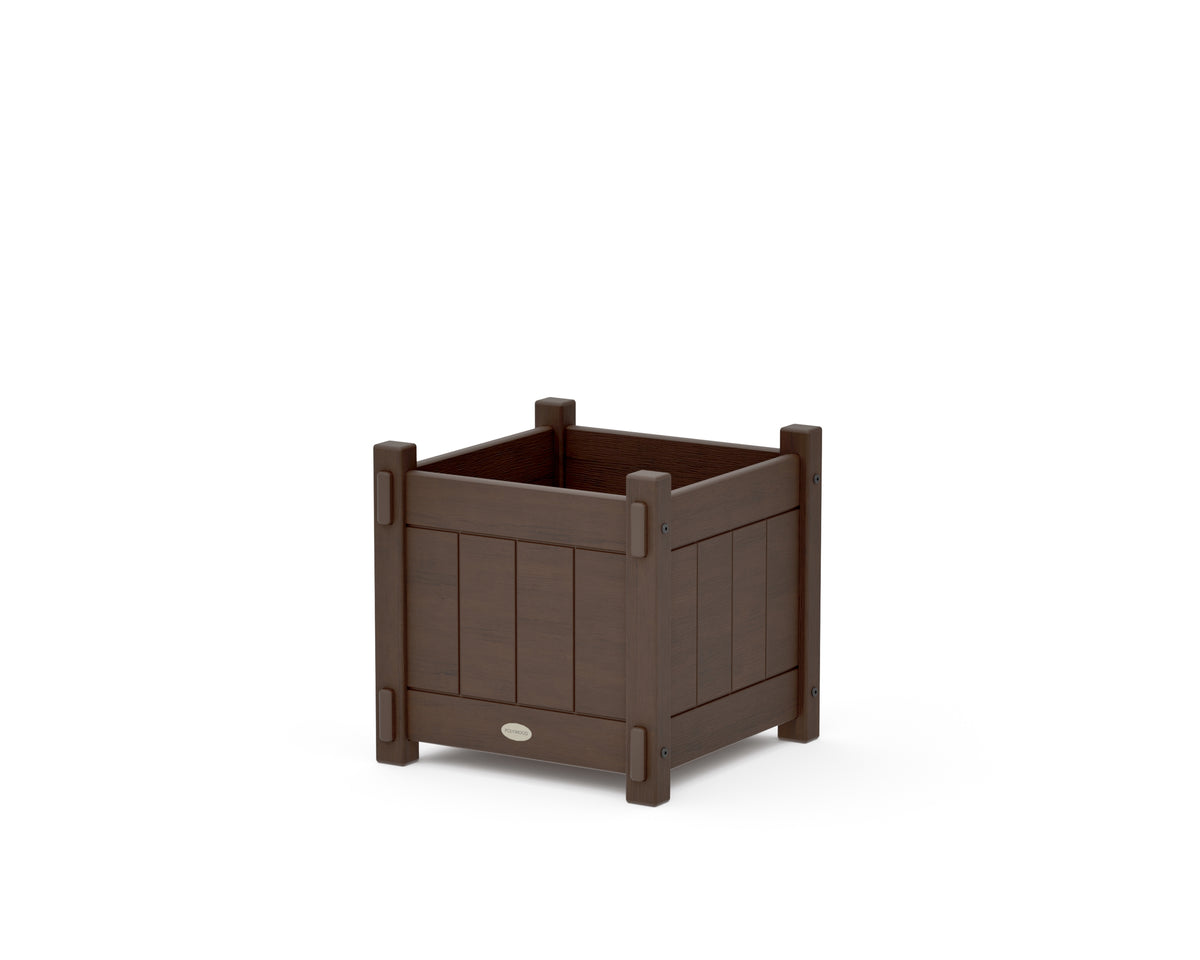 POLYWOOD Vineyard Square Planter Box in Kona