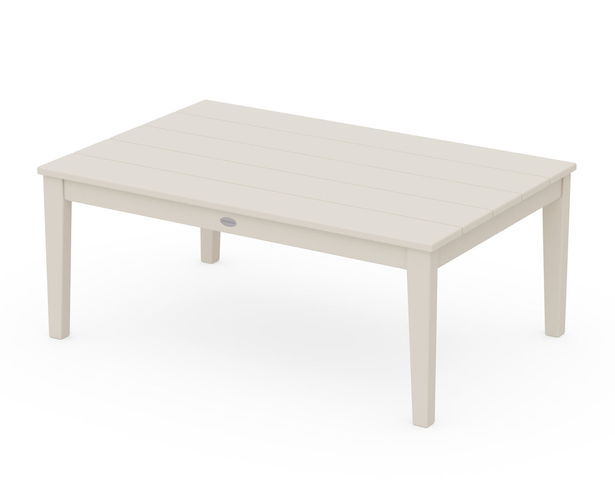 POLYWOOD Newport 28" x 42" Coffee Table in Sand