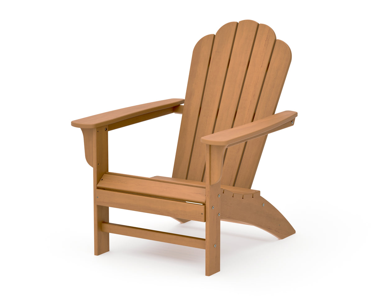 POLYWOOD Cottage Adirondack Chair in Natural