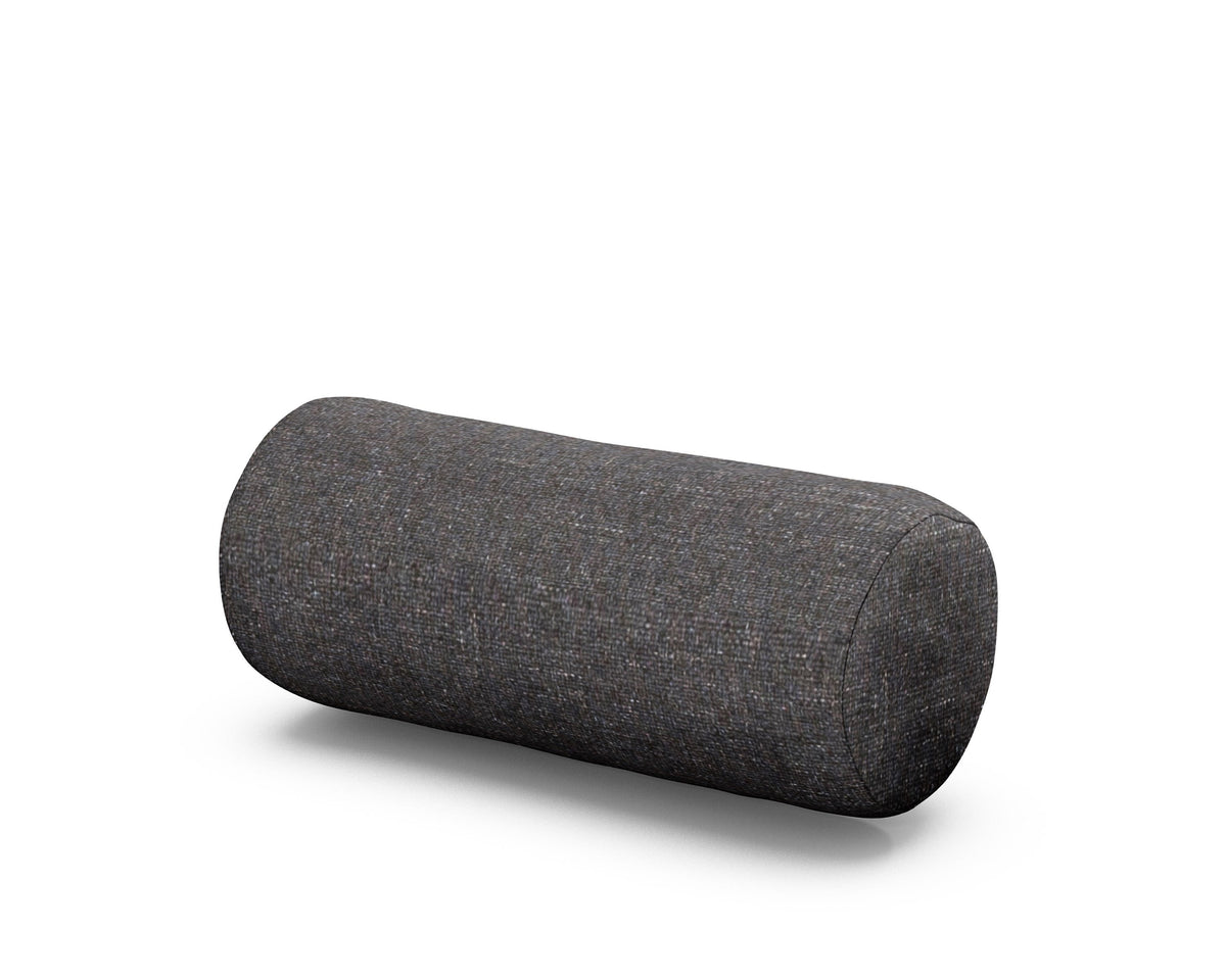 POLYWOOD Outdoor Bolster Pillow in Ash Charcoal