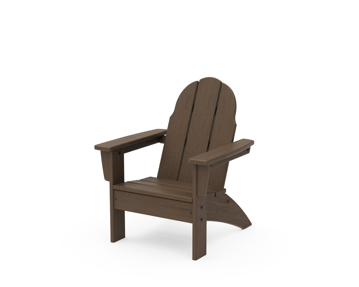 POLYWOOD Kids Vineyard Adirondack Chair in Kona