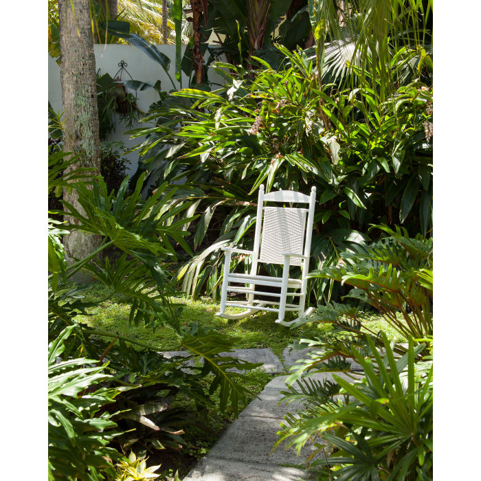 POLYWOOD Jefferson Woven Rocking Chair