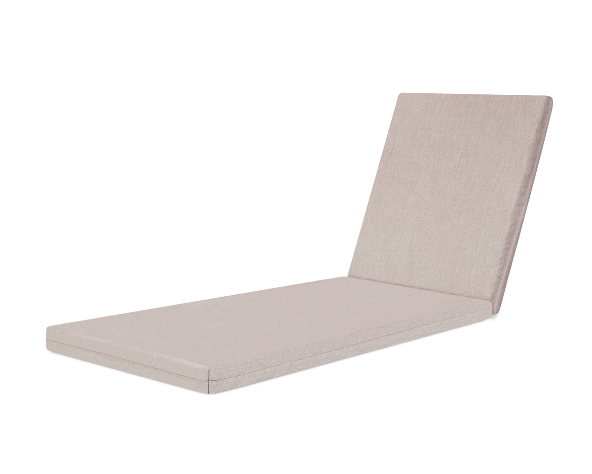 POLYWOOD Chaise Cushion in Cast Ash