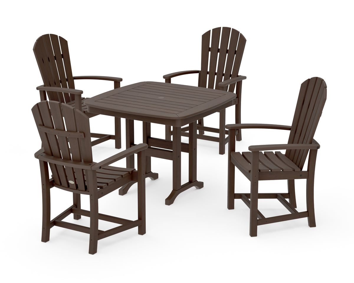 POLYWOOD Palm Coast 5-Piece Dining Set in Kona