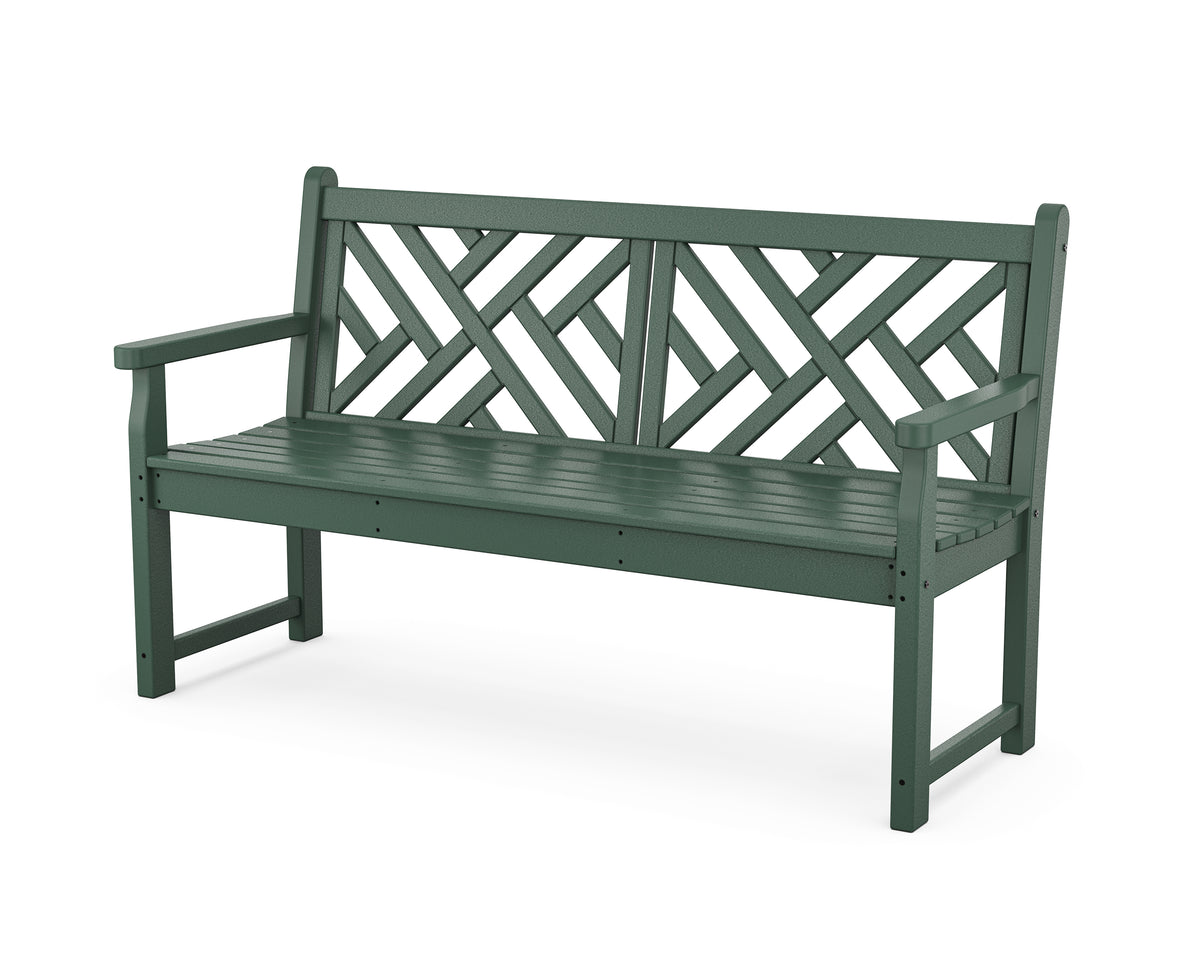 POLYWOOD Chippendale 60" Bench in Green