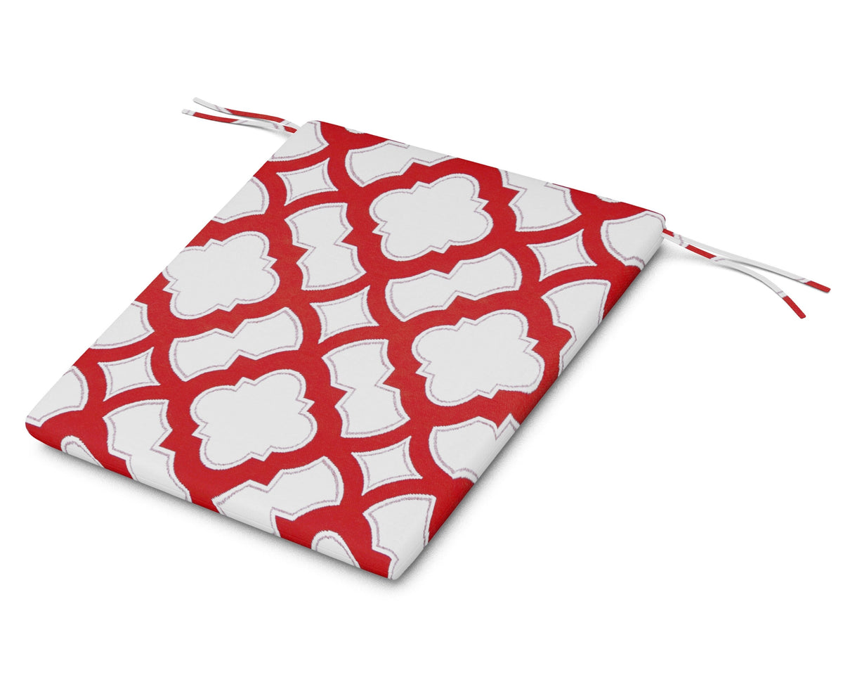 POLYWOOD AL100 Seat Pad in Trellis Crimson