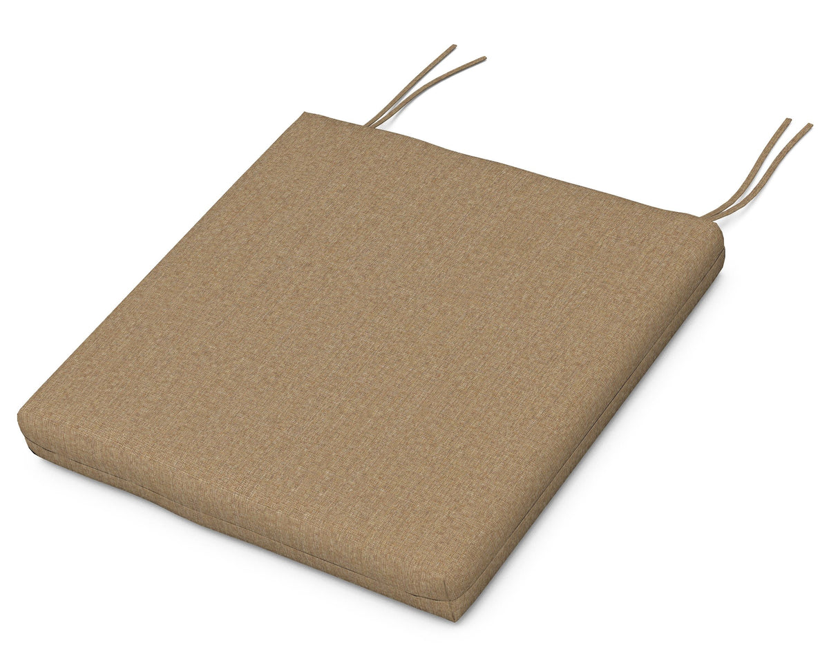 POLYWOOD Seat Cushion - 18"D x 17.25"W x 2.5"H in Sesame