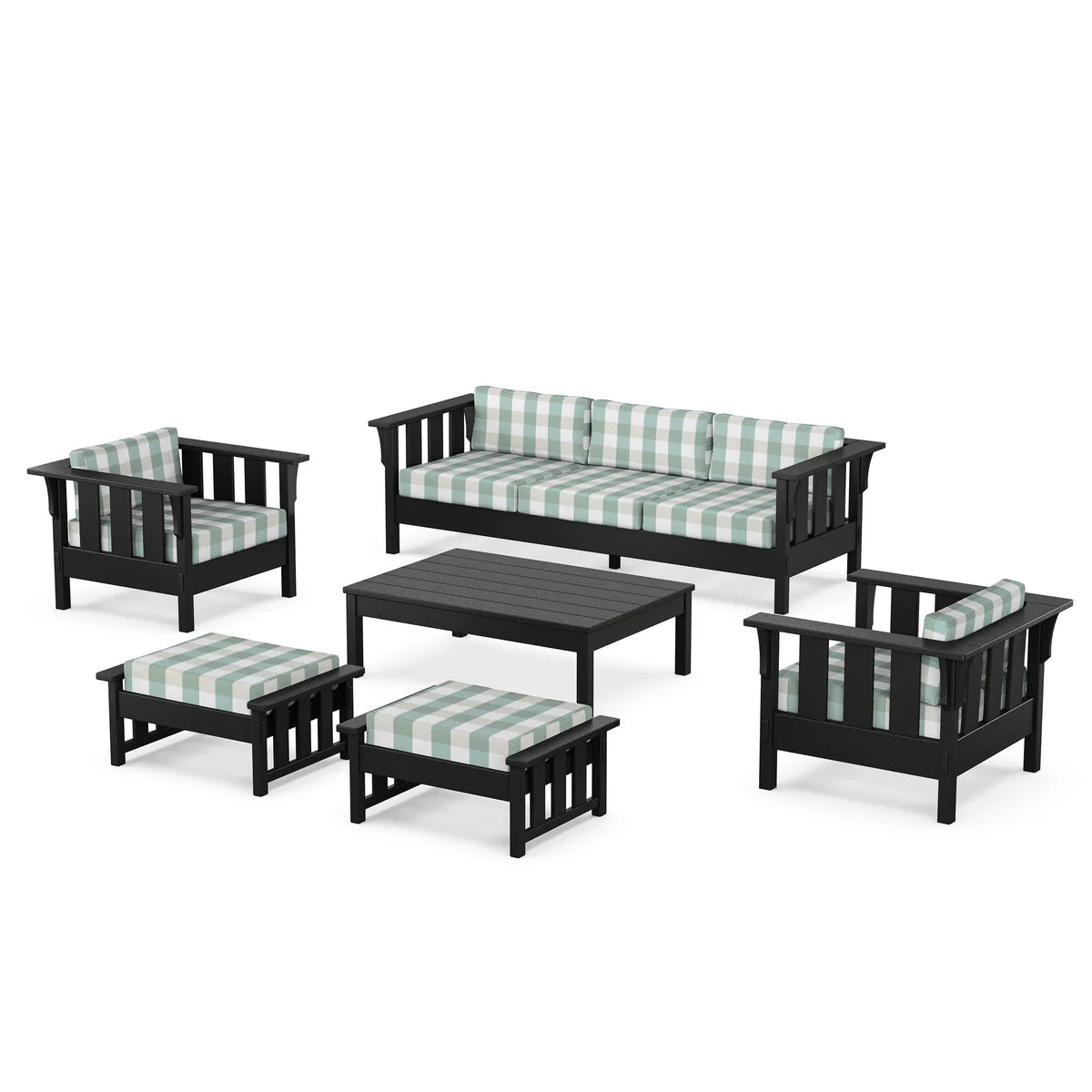 POLYWOOD Acadia 6-Piece Lounge Sofa Set