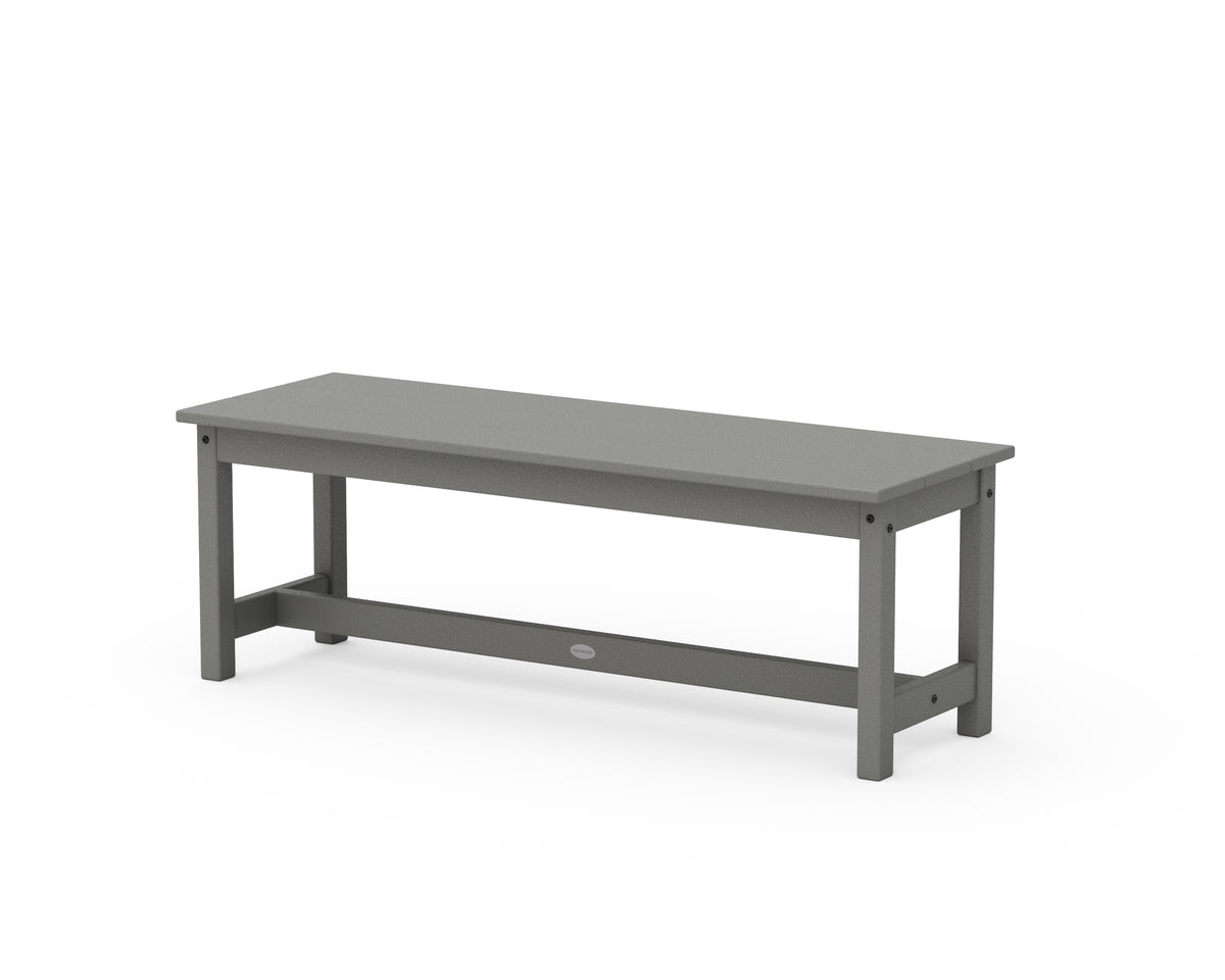 POLYWOOD 48" Planter Bench in Slate Grey