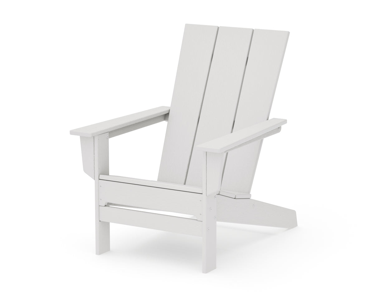 POLYWOOD Modern Studio Adirondack Chair in Vintage White