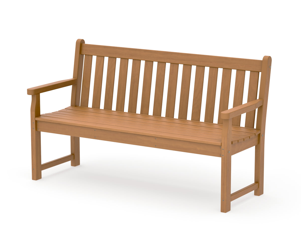 POLYWOOD Traditional Garden 60" Bench in Natural