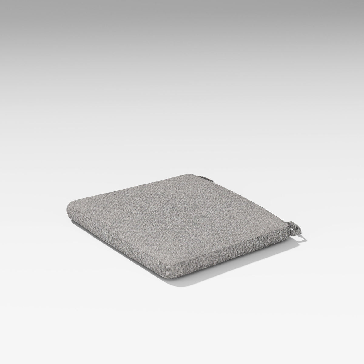 POLYWOOD Latitude Dining Chair Quick-Dry Seat Pad in Grey Mist
