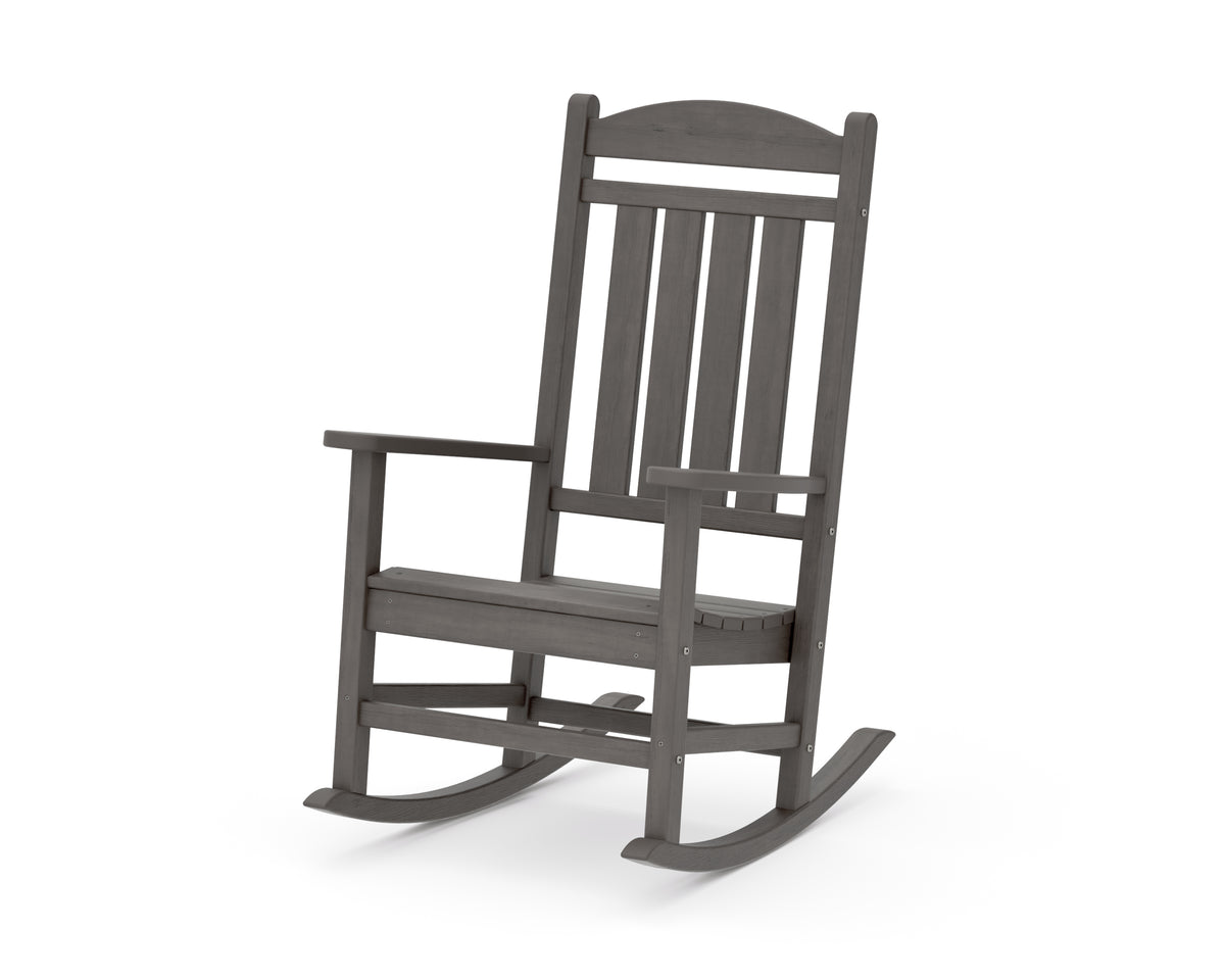 POLYWOOD Presidential Rocking Chair in Driftwood