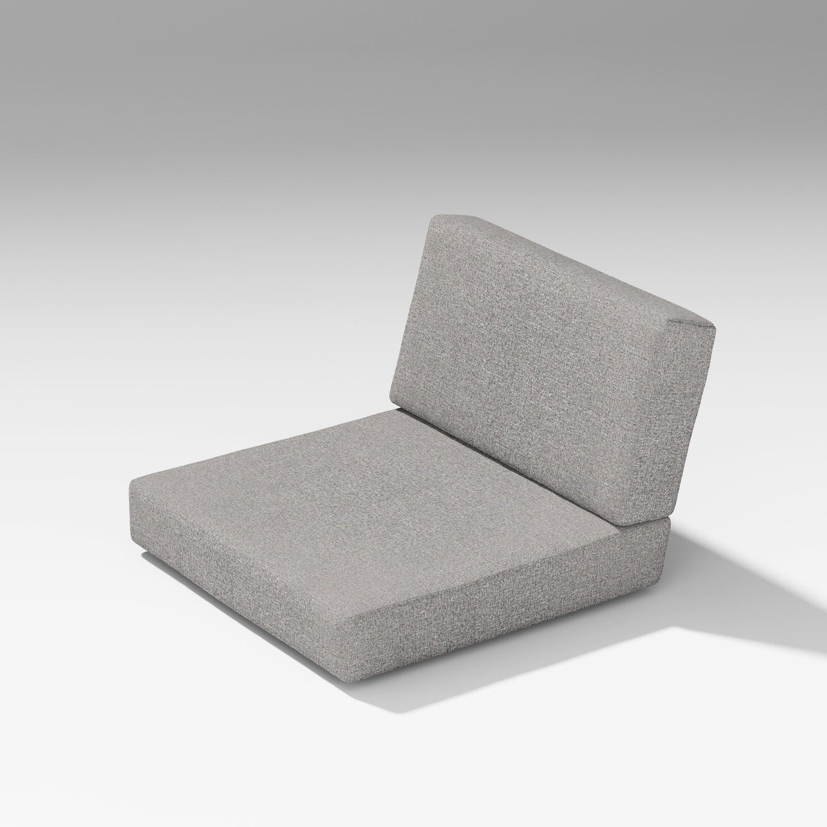 POLYWOOD PW Designer Series Latitude Modular Seat/Back Cushions in Grey Mist