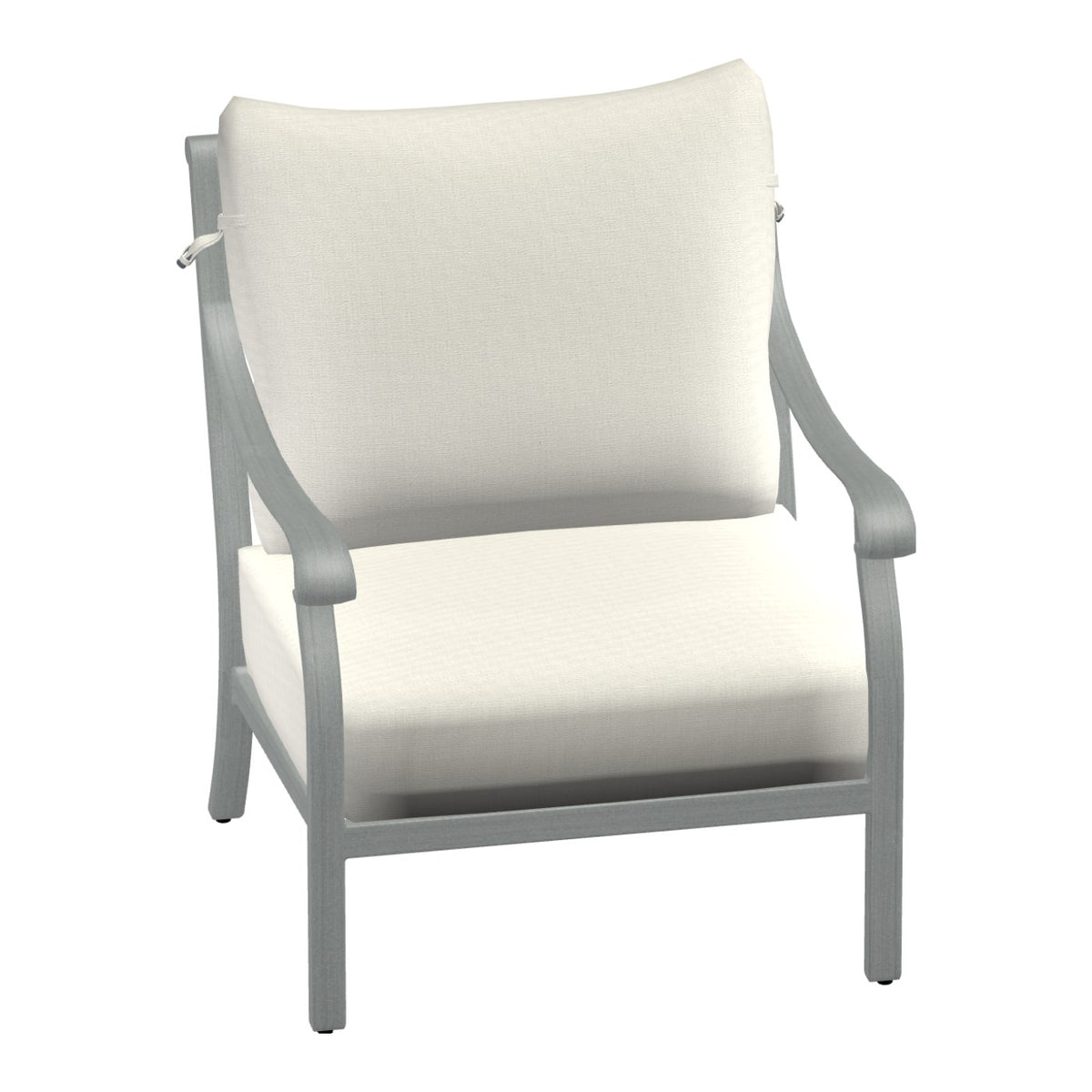 Castelle Madrid Cushioned Lounge Chair in Weathered Ash frame finish (3D render)