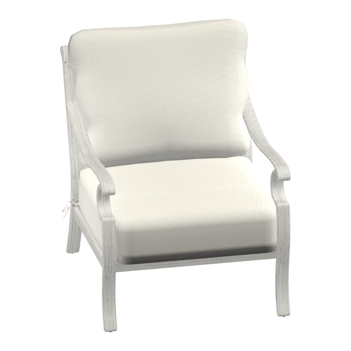 Castelle Monterey Cushioned Lounge Chair in Restoration Ivory frame finish (3D render)