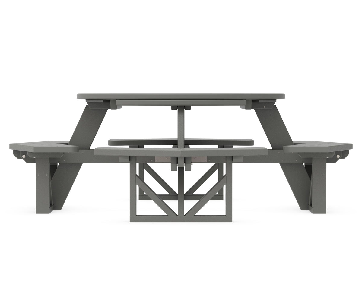 POLYWOOD Park 53" Octagon Table angle view