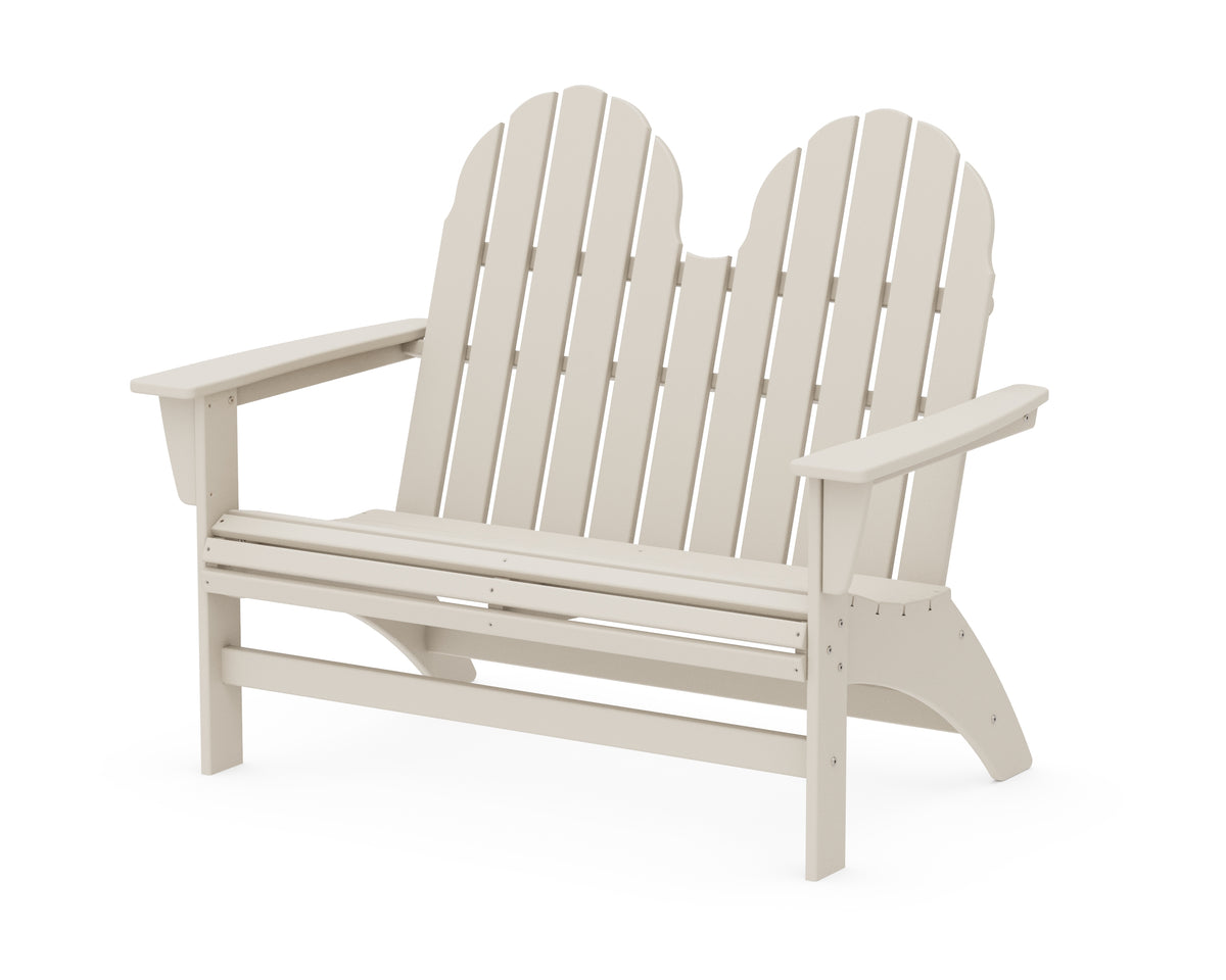 POLYWOOD Vineyard 48" Adirondack Bench in Sand