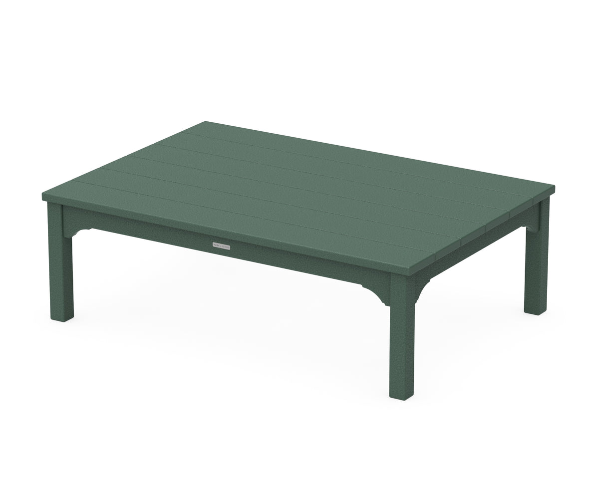 POLYWOOD Chinoiserie Coffee Table in Green