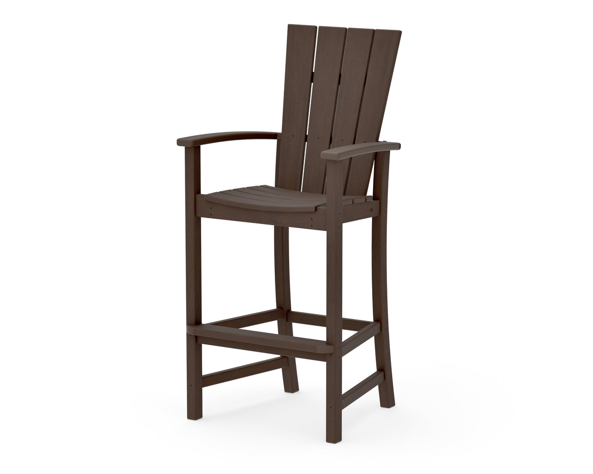 POLYWOOD Quattro Adirondack Bar Chair in Kona