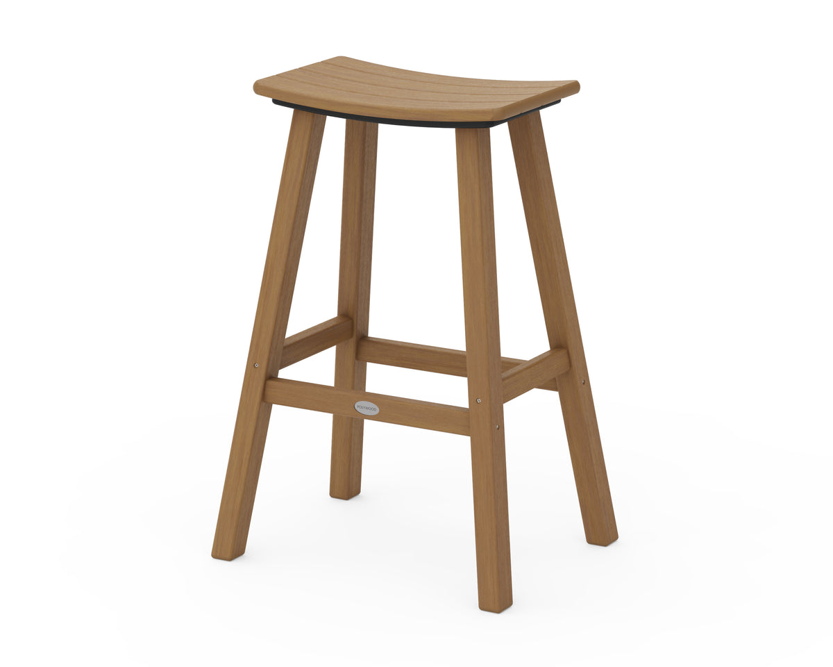 POLYWOOD Traditional 30" Saddle Bar Stool