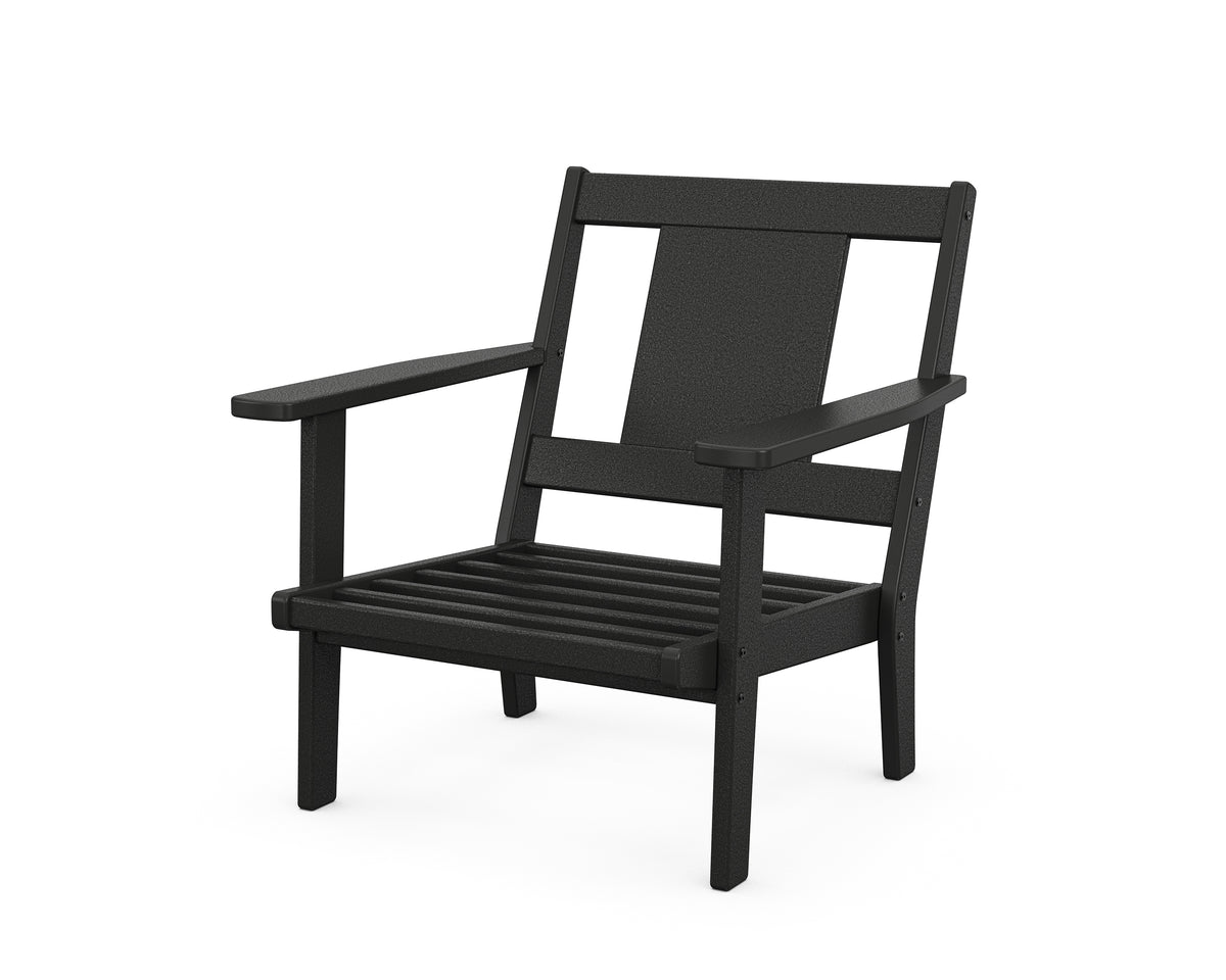 POLYWOOD Prairie Deep Seating Chair Frame in Black