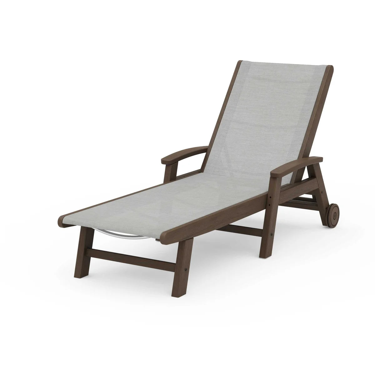 POLYWOOD Coastal Chaise with Wheels