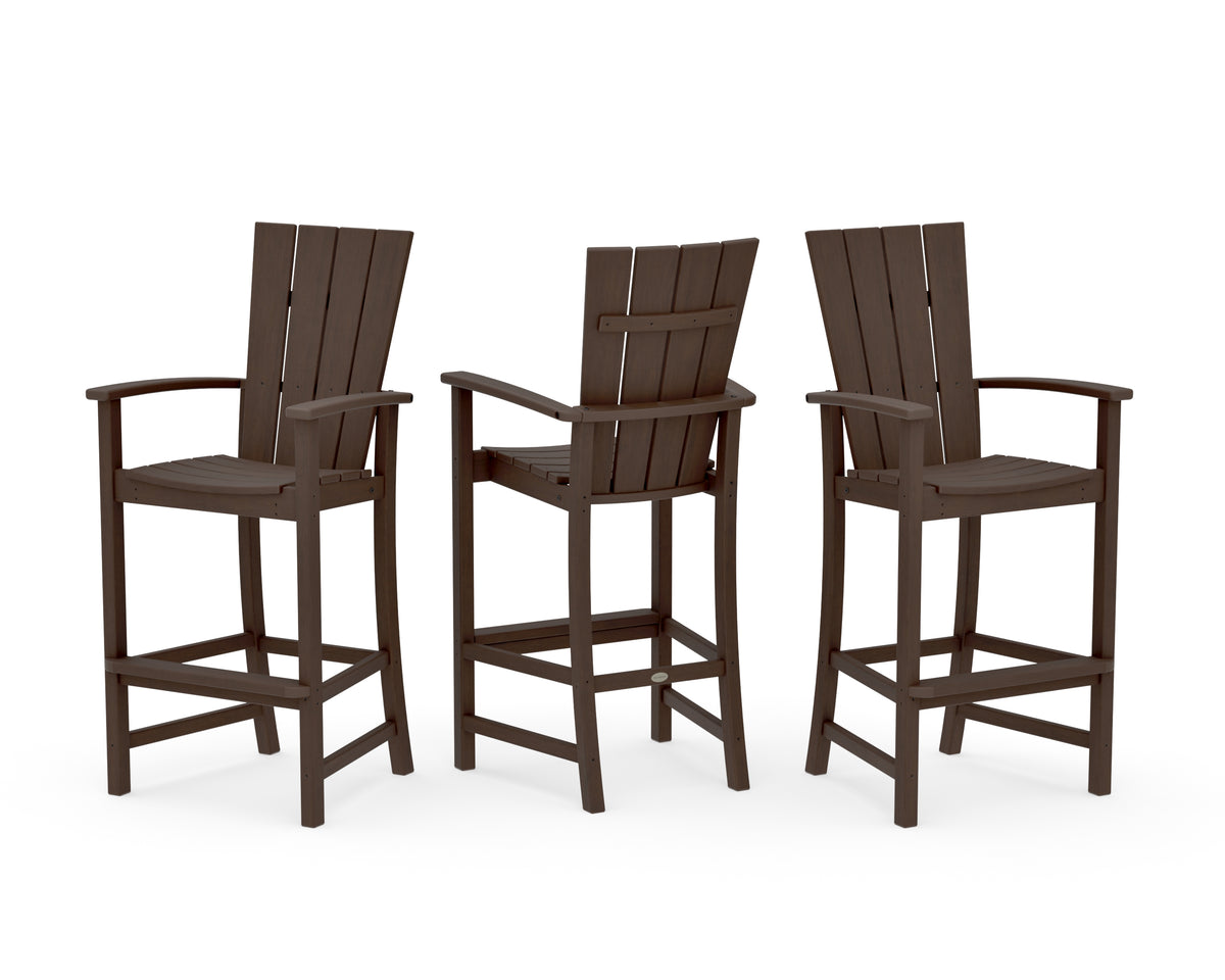 POLYWOOD Quattro 3-Piece Bar Set in Kona