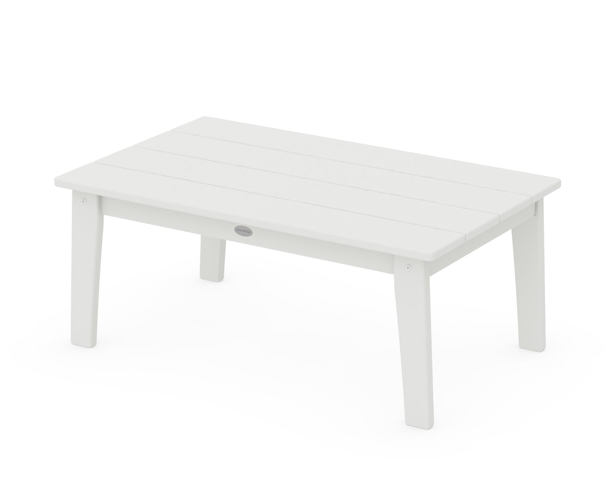 POLYWOOD Lakeside Coffee Table in Vintage White