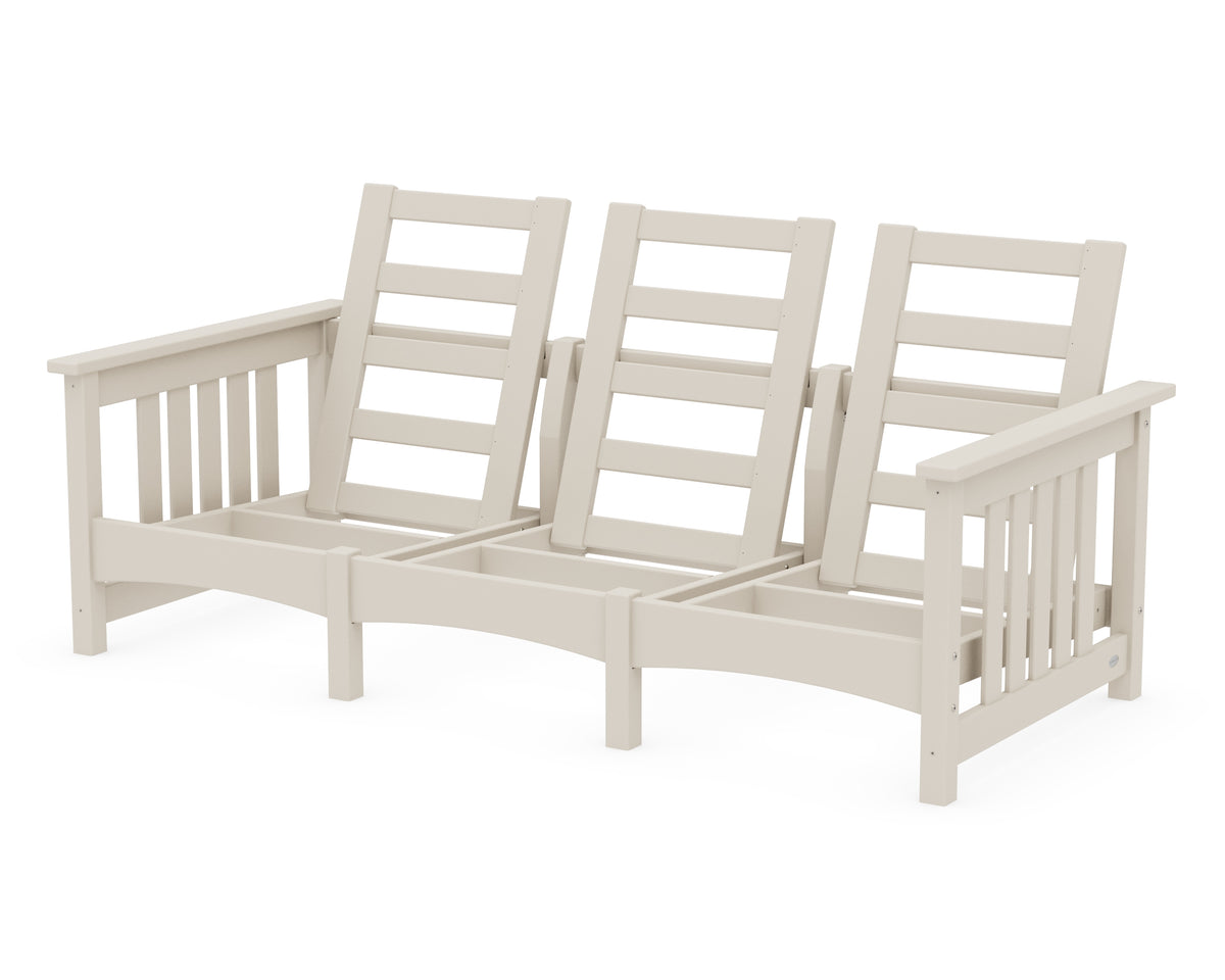 POLYWOOD Club Mission Sofa Frame in Sand