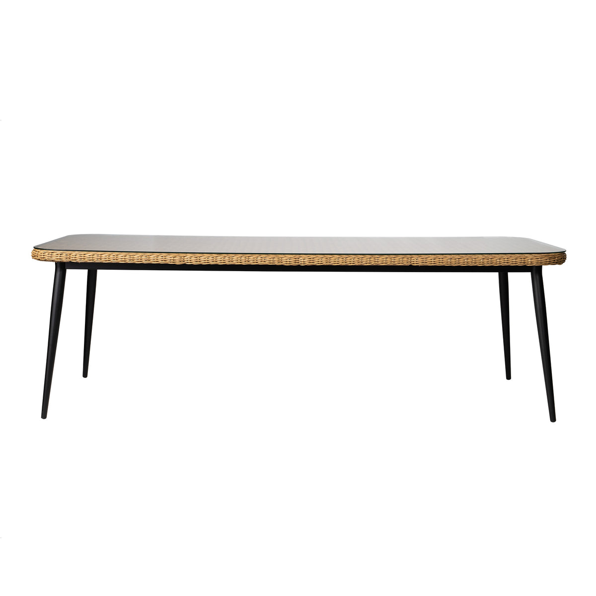 Lloyd Flanders Galloway 95" Rectangular Dining Table, lifestyle photo 2
