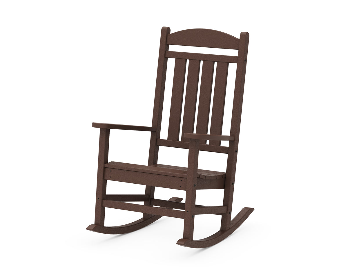 POLYWOOD Presidential Rocking Chair in Mahogany