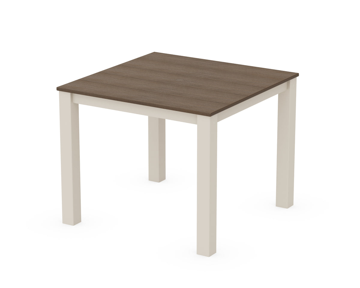 POLYWOOD Parsons 38" X 38" Dining Table in Sand / Kona