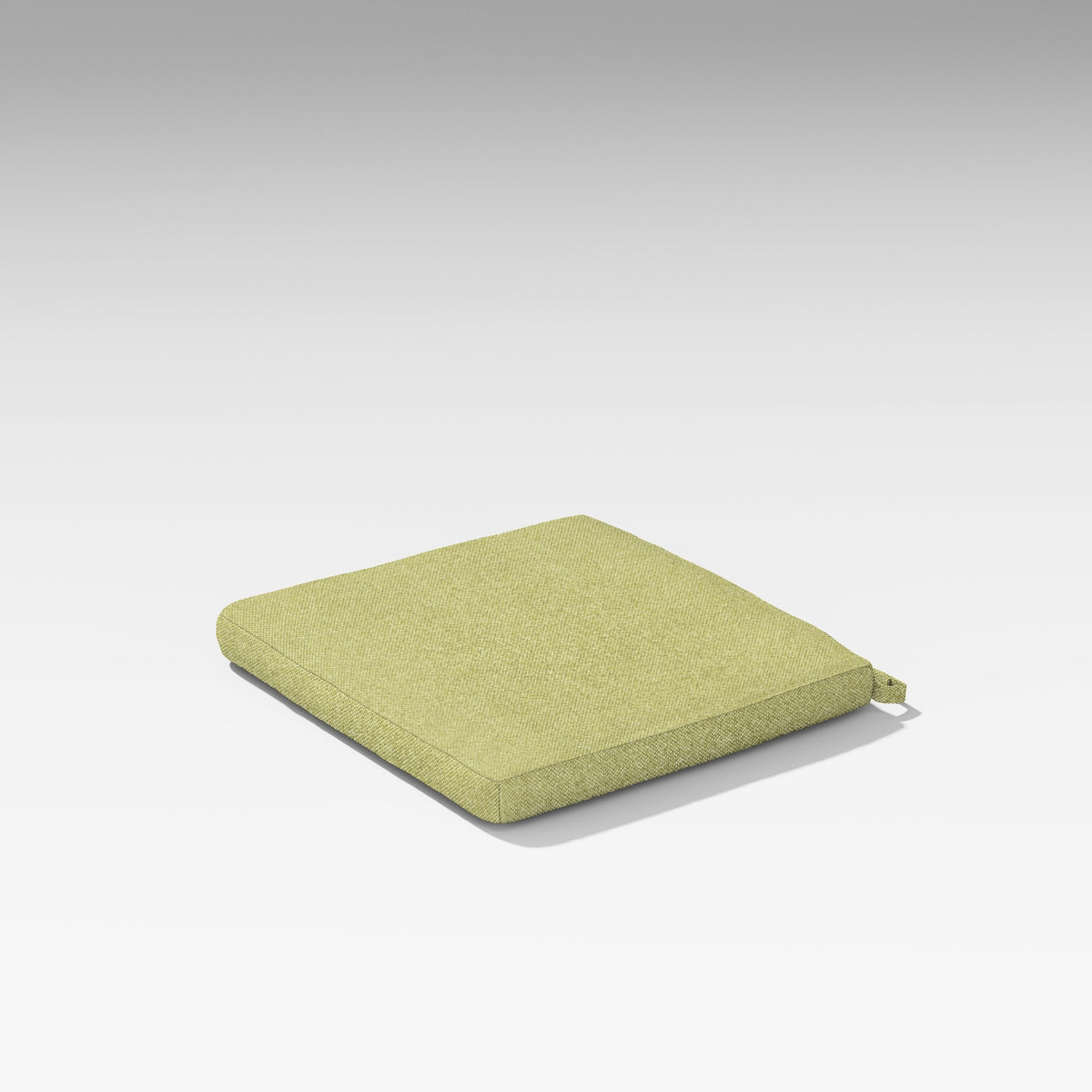 POLYWOOD Elevate Dining Chair Quick-Dry Seat Pad in Chartreuse Boucle