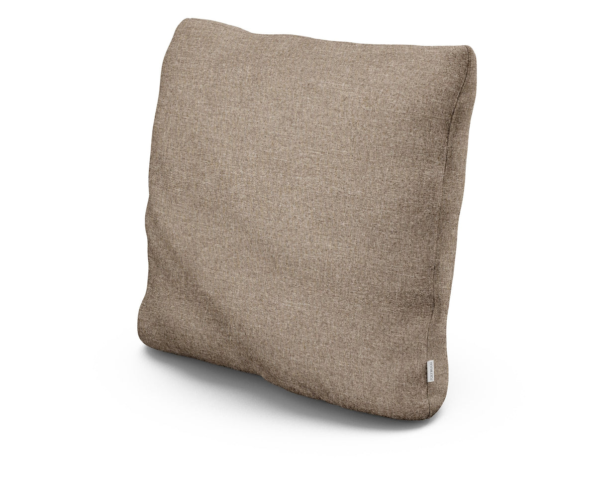 POLYWOOD 22" Outdoor Throw Pillow in Spiced Burlap