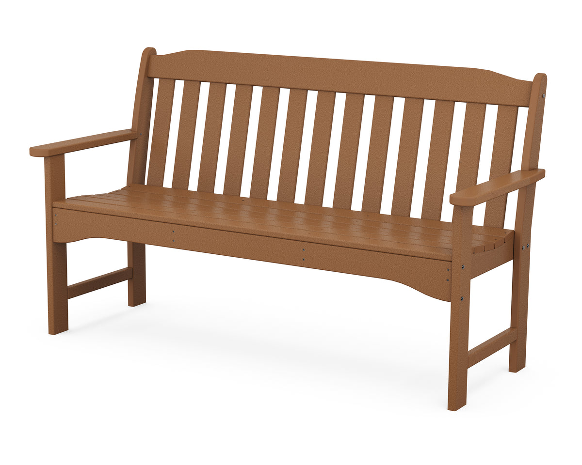 POLYWOOD Country Living 60" Garden Bench in Teak