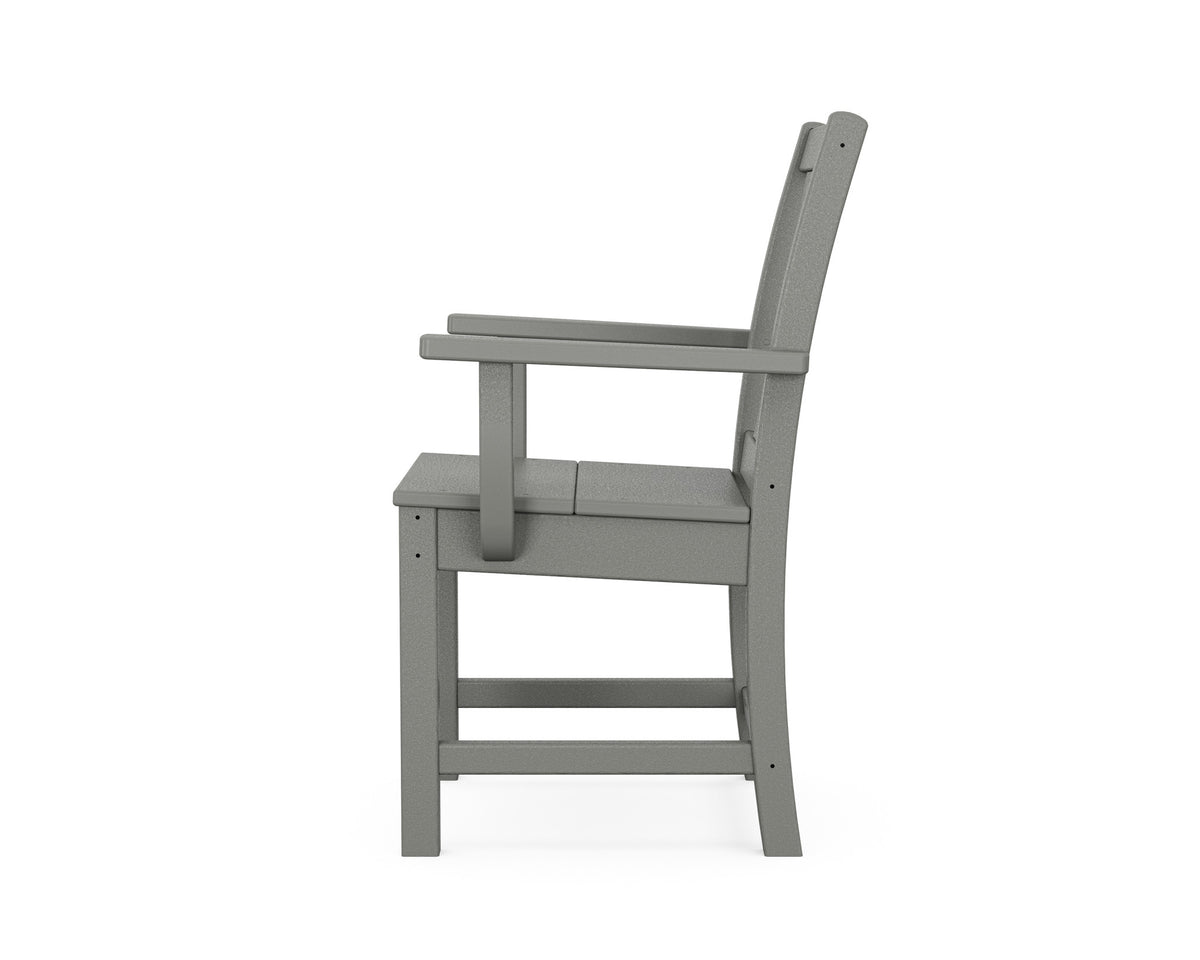 POLYWOOD Prairie Dining Arm Chair angle view