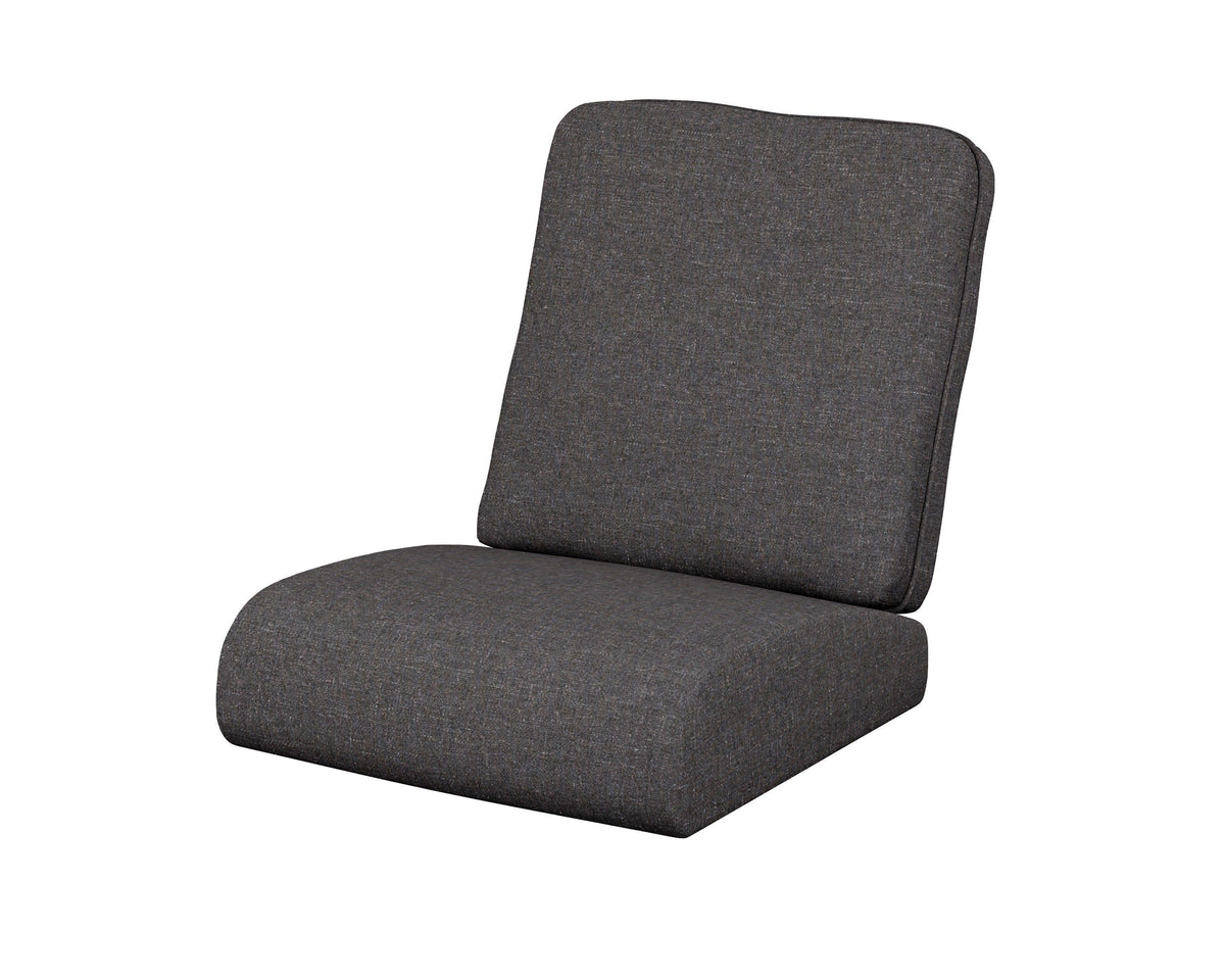 POLYWOOD Club Seat/Back Cushion in Ash Charcoal