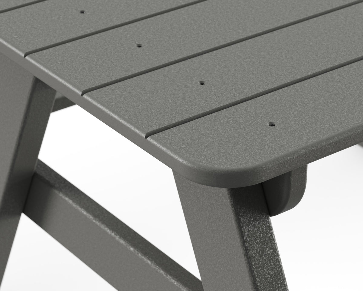 POLYWOOD Kids Outdoor Picnic Table angle view