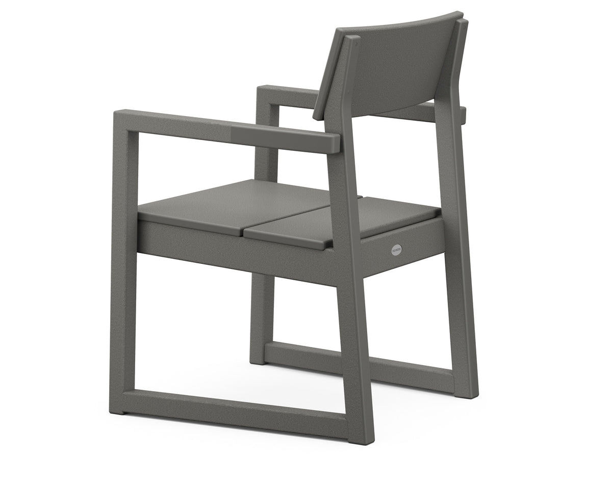 POLYWOOD EDGE Dining Arm Chair angle view
