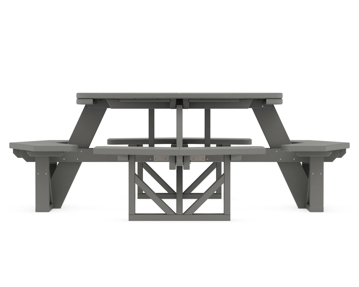 POLYWOOD Park 53" Octagon Table angle view