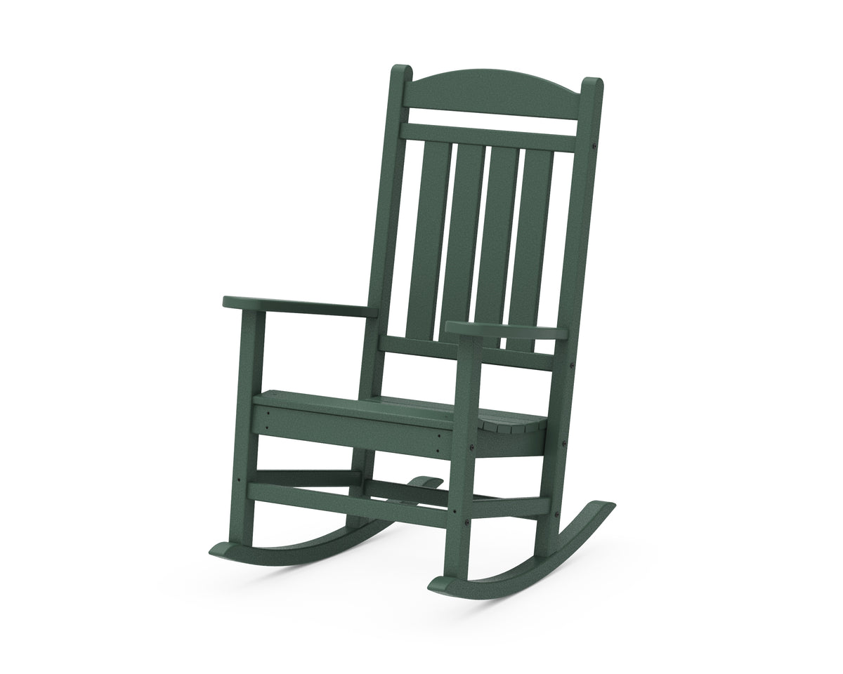POLYWOOD Presidential Rocking Chair in Green
