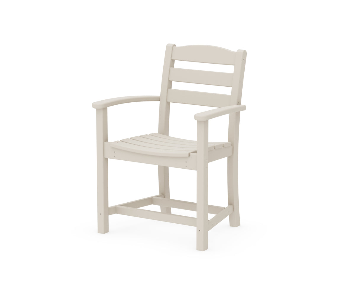 POLYWOOD La Casa Café Dining Arm Chair in Sand